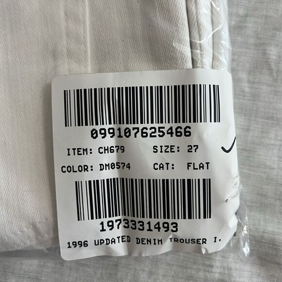 J. Crew women’s New wide leg denim trouser jean size 27 in white - Picture 4 of 11